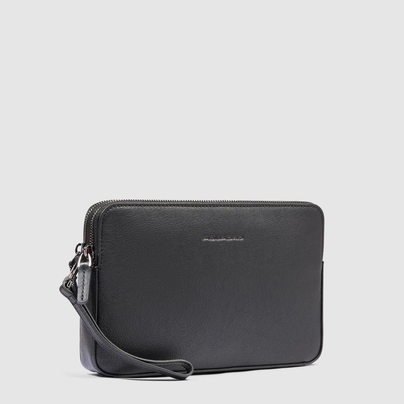 Leather Wristlet with RFID Protection & Card Slots