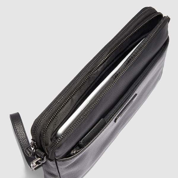 Men's Leather Clutch with 8 Card Slots and RFID Protection - Black - photo 7