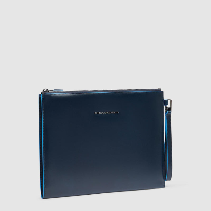 Men's Leather Clutch for iPad® 11" with AirPods® Pocket