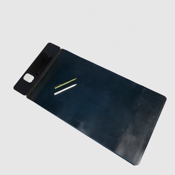 Leather Desk Pad with 15W Wireless Charging - 2