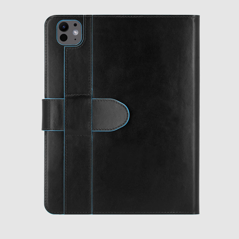 Leather iPad® Pro 13-Inch Case with Stand & Pen Holder - Black - photo 2