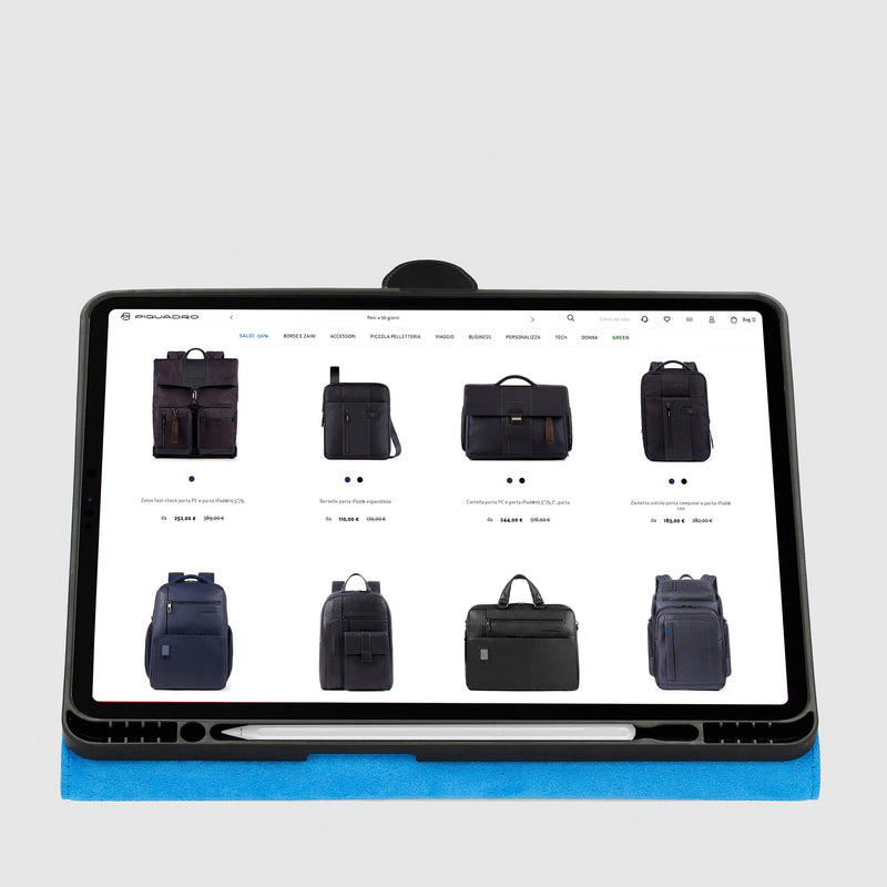 Leather iPad® Pro 13-Inch Case with Stand & Pen Holder - Black - photo 5