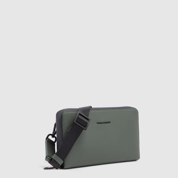 Men's Water-Resistant Clutch with RFID Protection - Green - photo 2