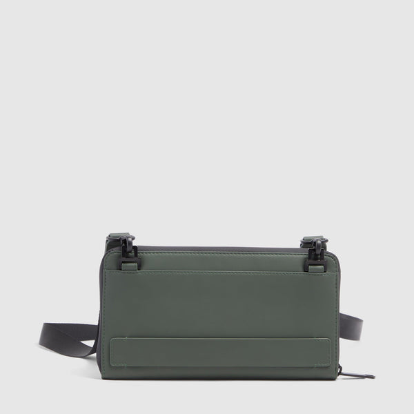 Men's Water-Resistant Clutch with RFID Protection - Green - photo 3