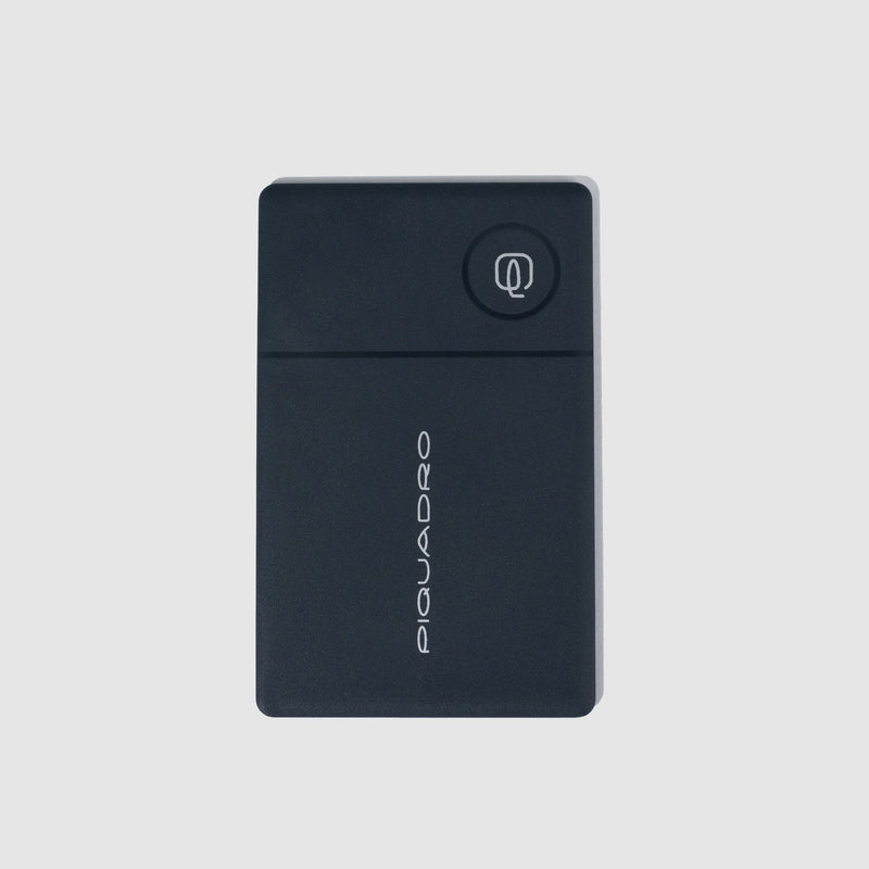 Lokalizator Bluetooth® w formie karty z ładowaniem bezprzewodowym - Szary