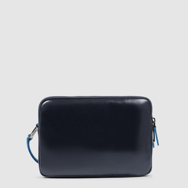 Men's Leather Clutch with Fingerprint Lock - 3