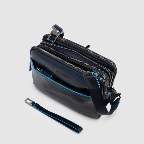 Men's Leather Clutch with Fingerprint Lock - 4