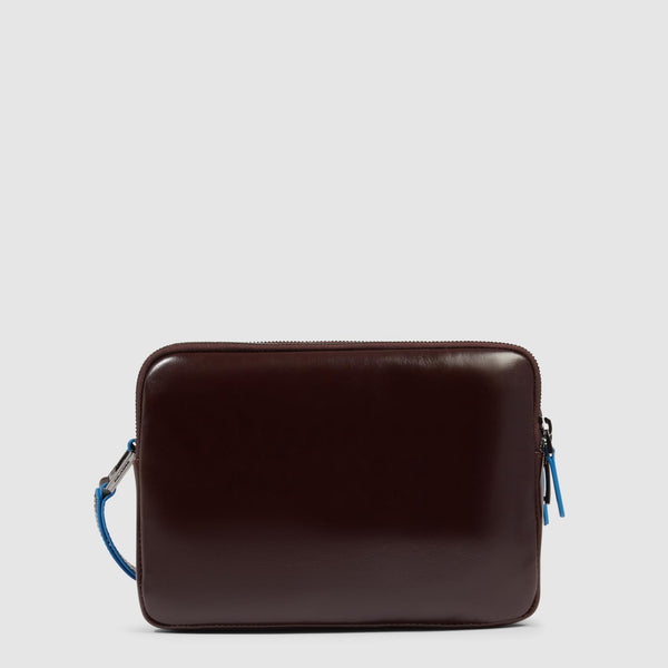 Men's Leather Clutch with Fingerprint Lock - 3