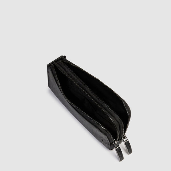 Men's Leather Pouch with Glasses Compartment - 4