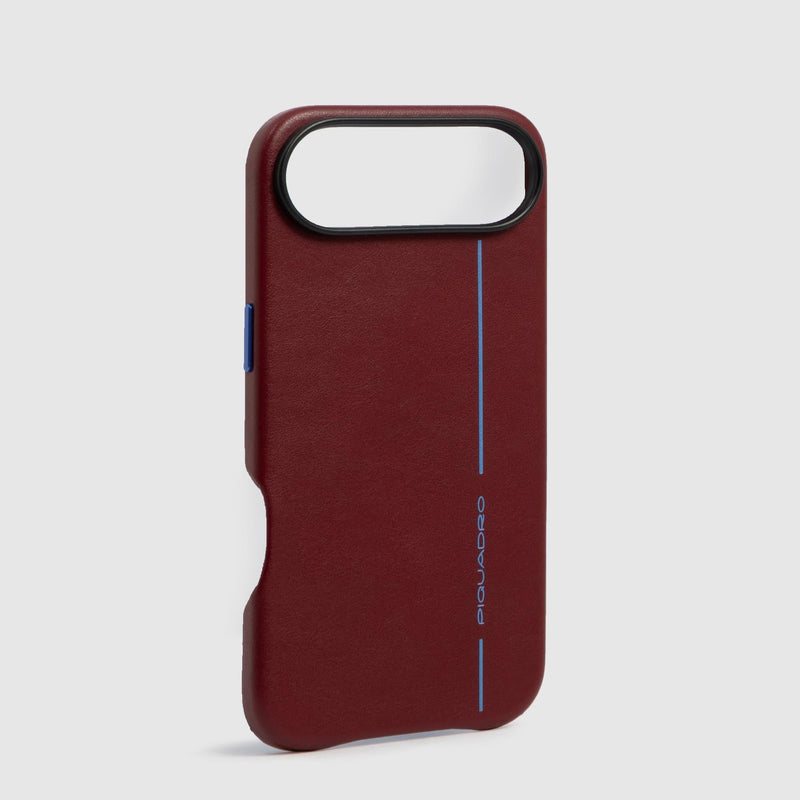 Leather iPhone® 17 Air Phone Case with MagSafe® - Red - photo 2