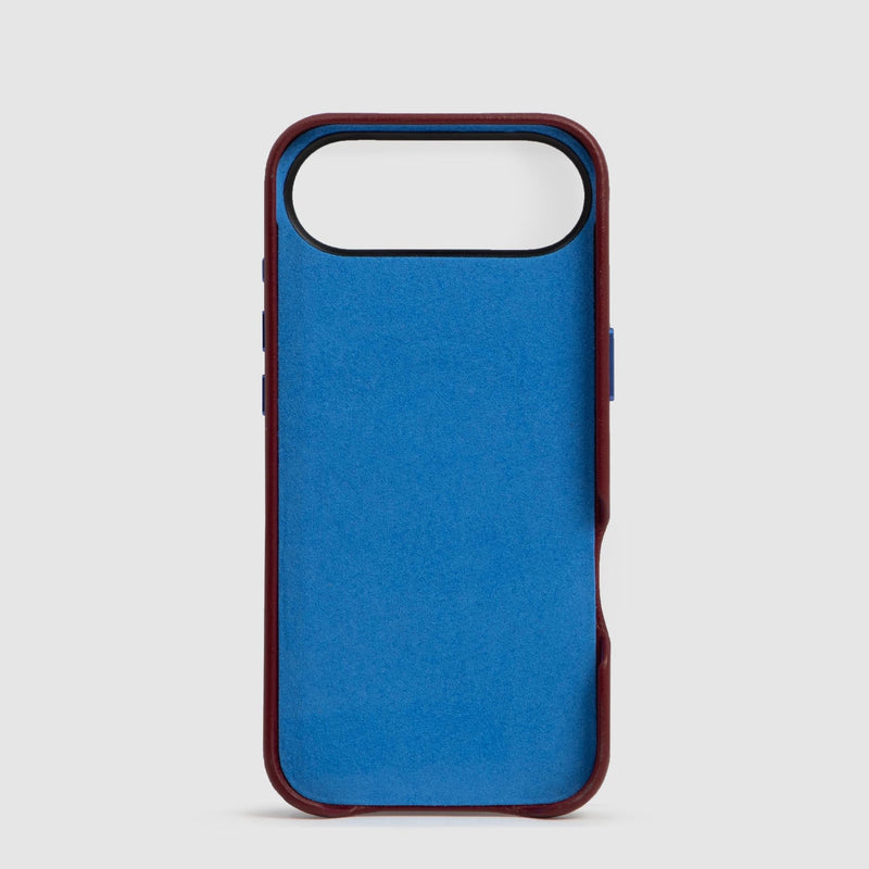 Leather iPhone® 17 Air Phone Case with MagSafe® - Red - photo 3