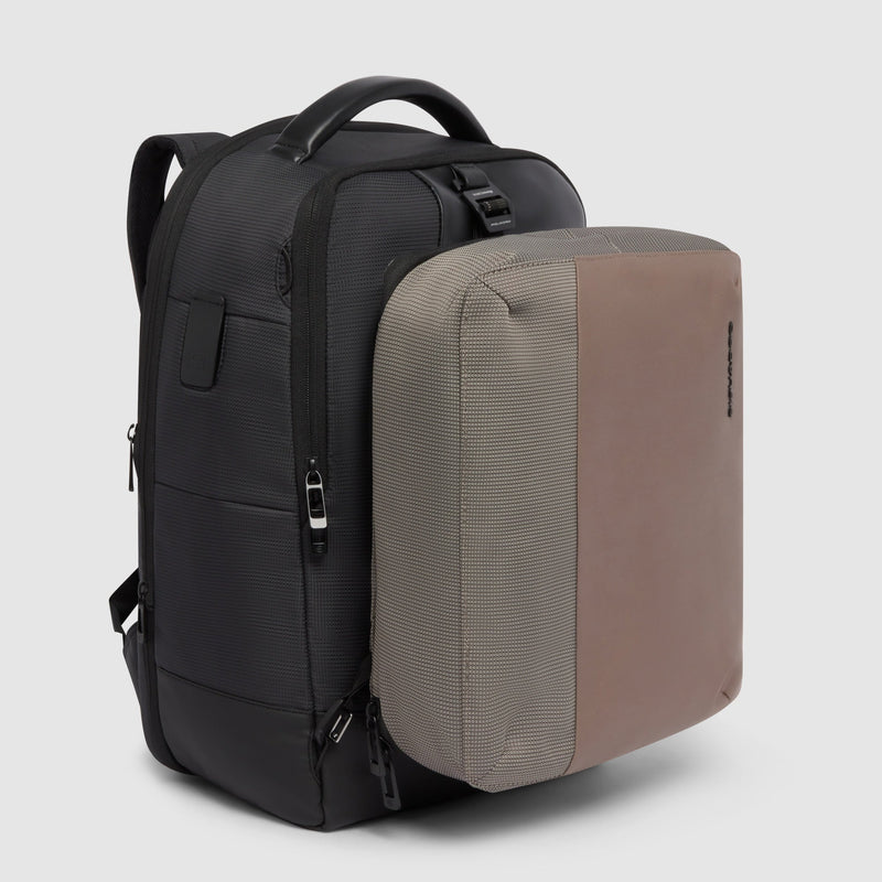Custodia modulare per iPad® in tessuto riciclato - Sabbia - foto 5