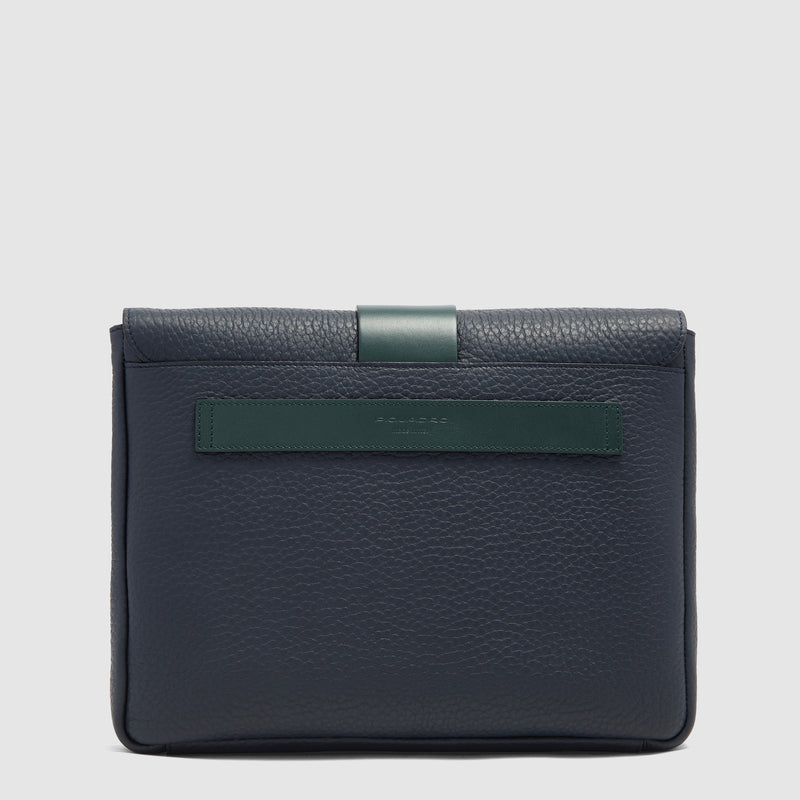 Men's Leather Clutch for 13-Inch iPad® Pro - Blue/Green - photo 3