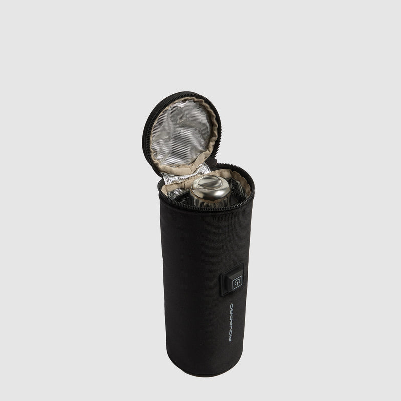 Heated Bottle Holder in Water-Resistant Fabric