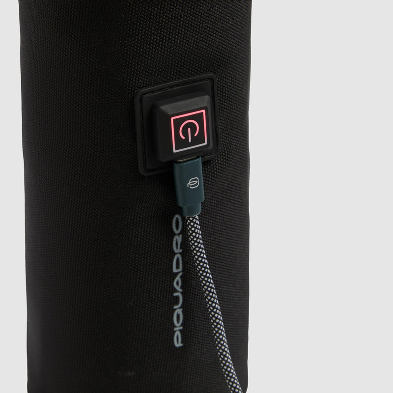 Heated Bottle Holder in Water-Resistant Fabric