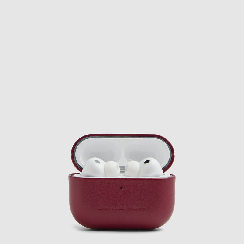 Leather AirPods® Pro 3 Case - Red - photo 2