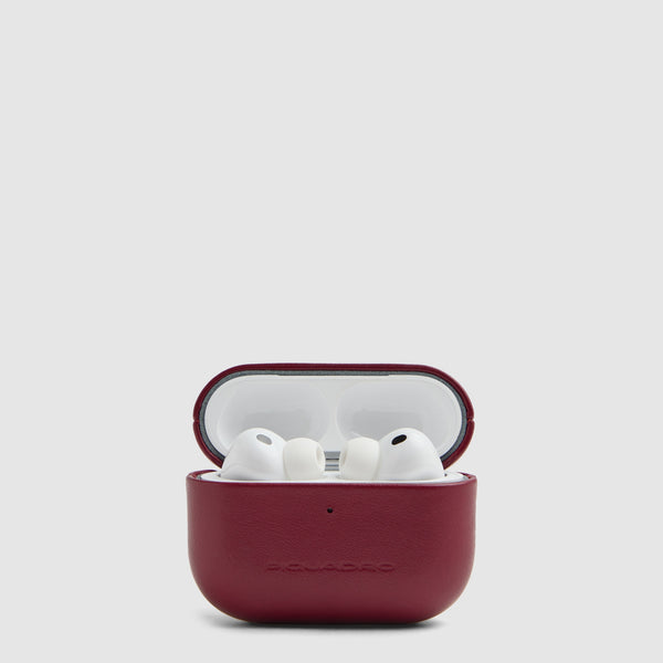 Leather AirPods® Pro 3 Case - Red - photo 2