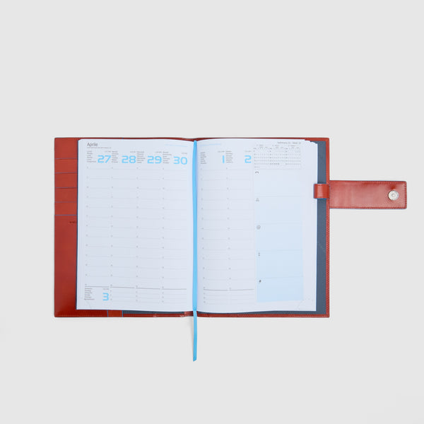 Leather Weekly Planner, 11 Card Slots - 4