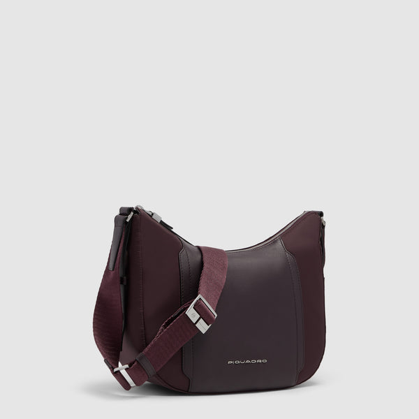 Women's iPad® mini Shoulder Bag with RFID Protection - Dark burgundy - photo 2