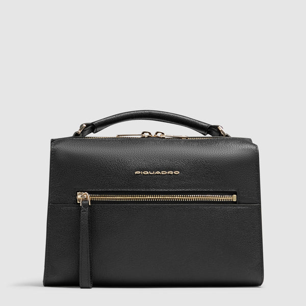 Women's Leather Shoulder Bag for iPad® mini - Black