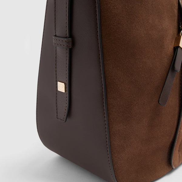 Sac à ordinateur 14" femme - Daim noyer foncé - photo 5