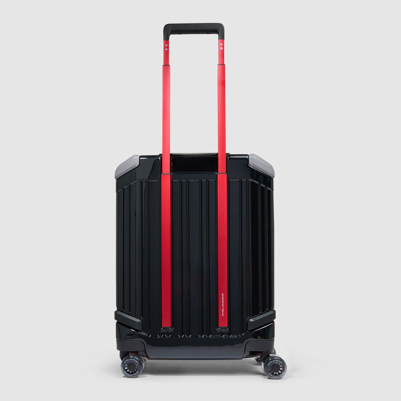 Piquadro x Ducati Hard-Shell Cabin Luggage 55 cm with TSA Lock - Black - photo 3