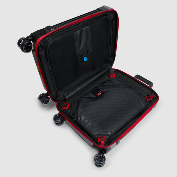 Piquadro x Ducati Hard-Shell Cabin Luggage 55 cm with TSA Lock - Black - photo 4