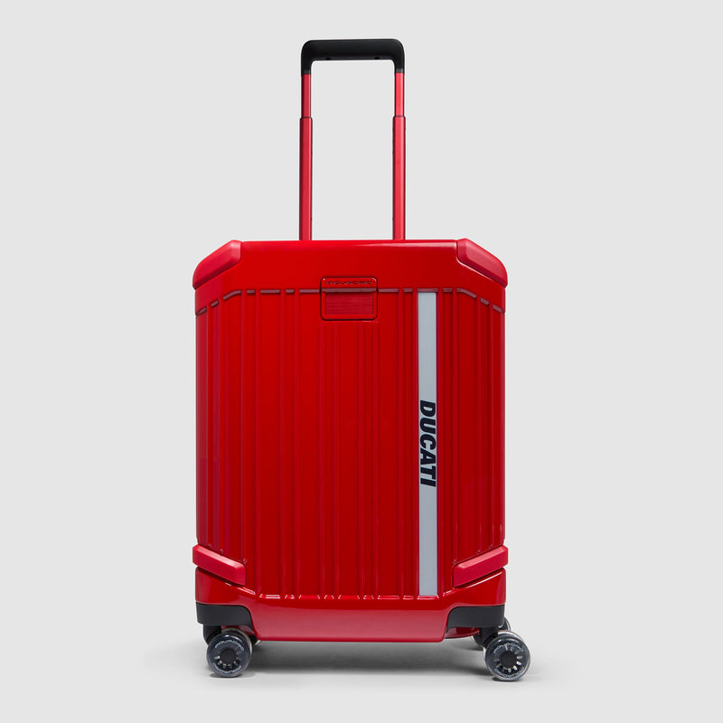 Trolley da cabina a 4 ruote "Piquadro x Ducati"   - rosso