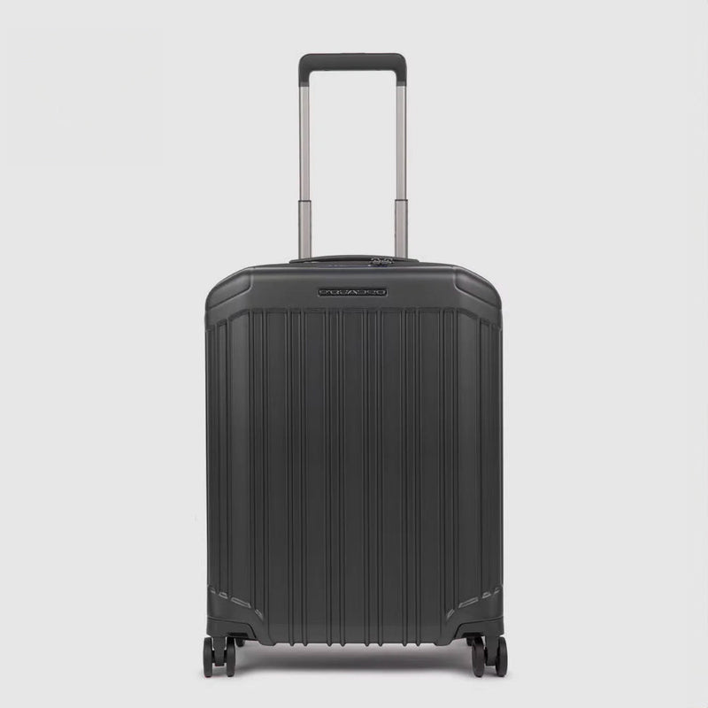 Trolley da cabina rigido a 4 ruote - nero opaco