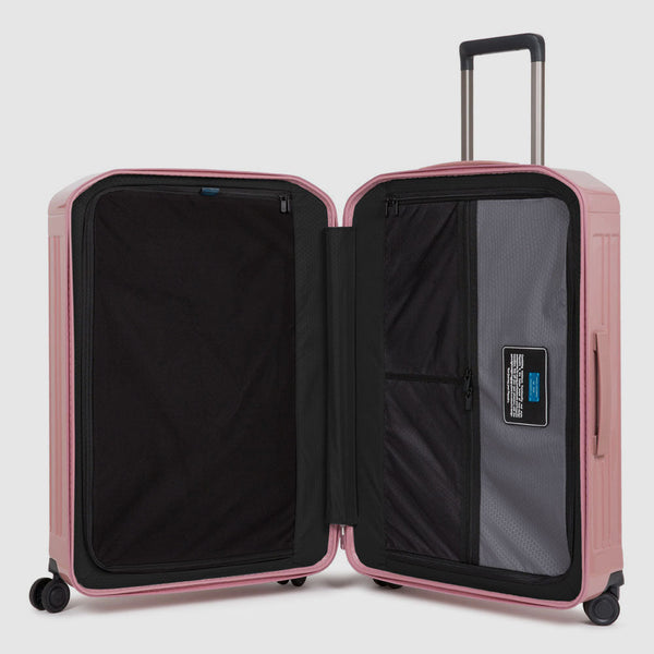 Hard Shell Checked Luggage with 4 Spinner Wheels - 3