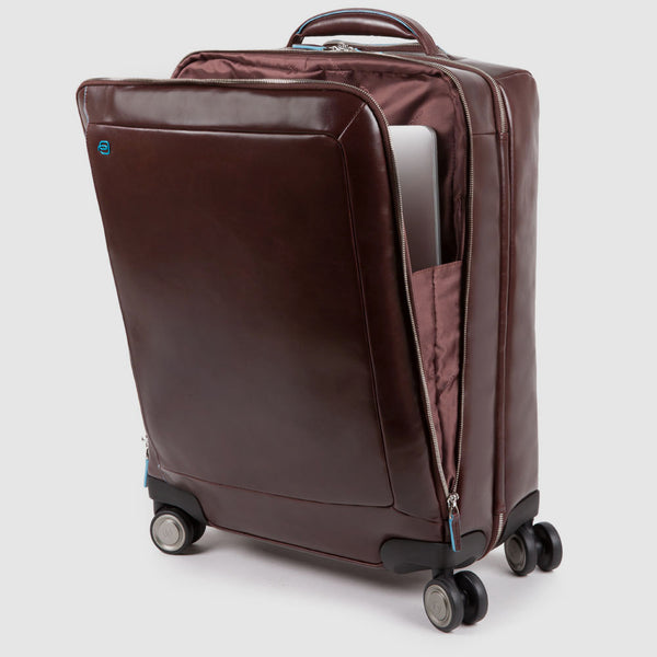 Leather Cabin Trolley for 15.6" Laptop with TSA Lock - 2