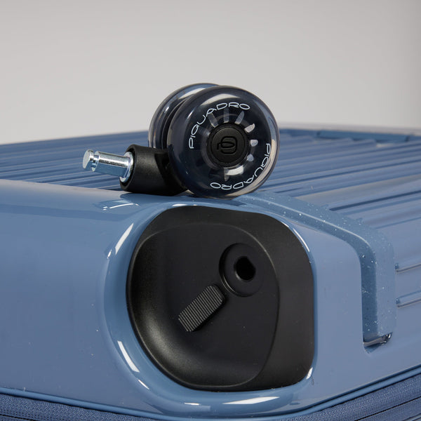 Valise trolley à 4 roues format trunk - Bleu aviation - photo 7