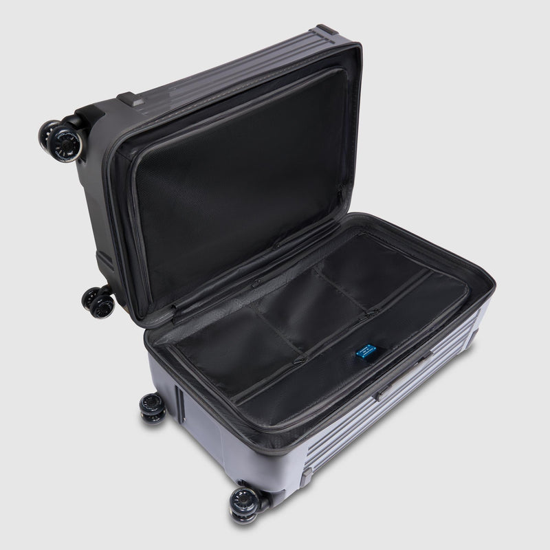 Valise trolley à 4 roues format trunk - Gris - photo 9