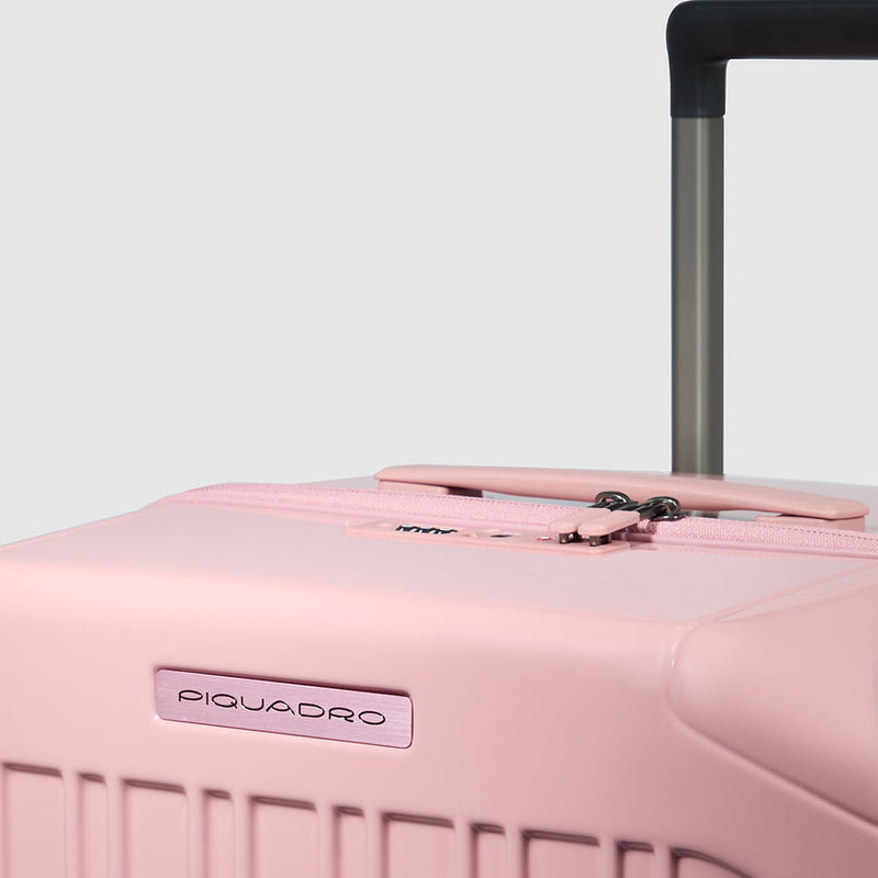 Trolley Koffer Trunk mit 4 Rollen - Rosa - Bild 6