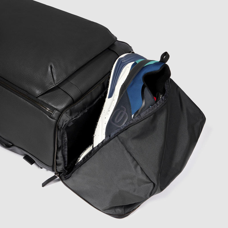 Reisetasche mit Rucksack-Option - Schwarz - Bild 4