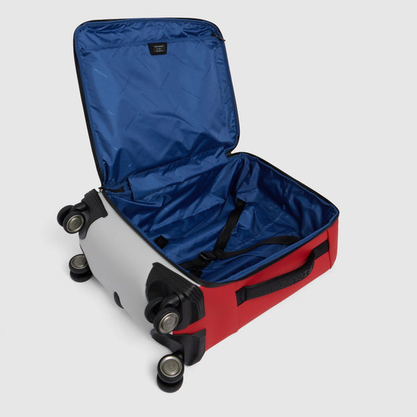 Slim Water-Resistant 4-Wheel Cabin Suitcase Piquadro x FISI - 4