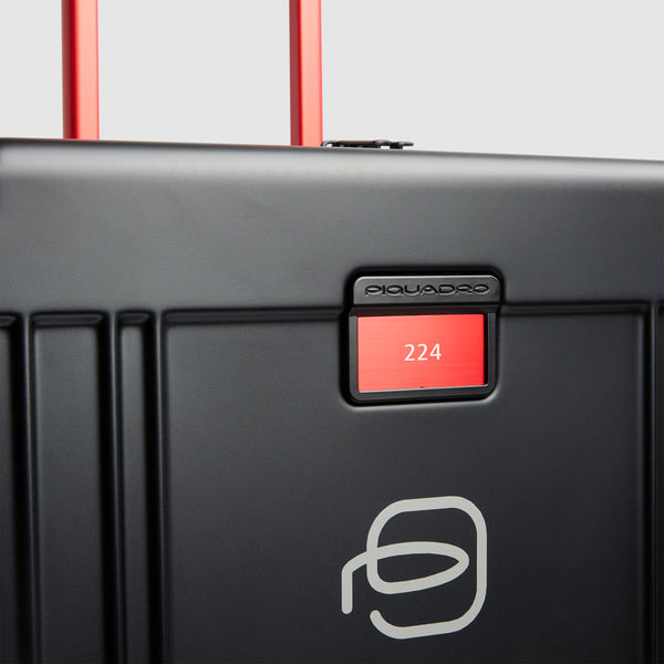 Trolley grande "Piquadro x Audi Revolut F1®" - Nero - foto 4