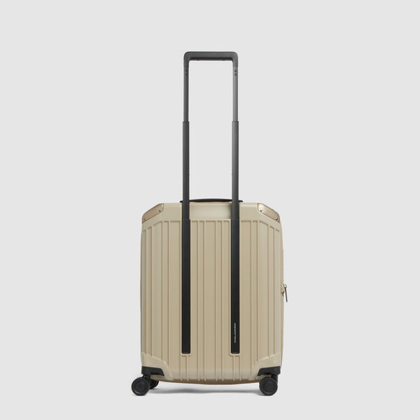 Valise cabine pour ordinateur avec deux ouvertures - Beige mat - photo 3