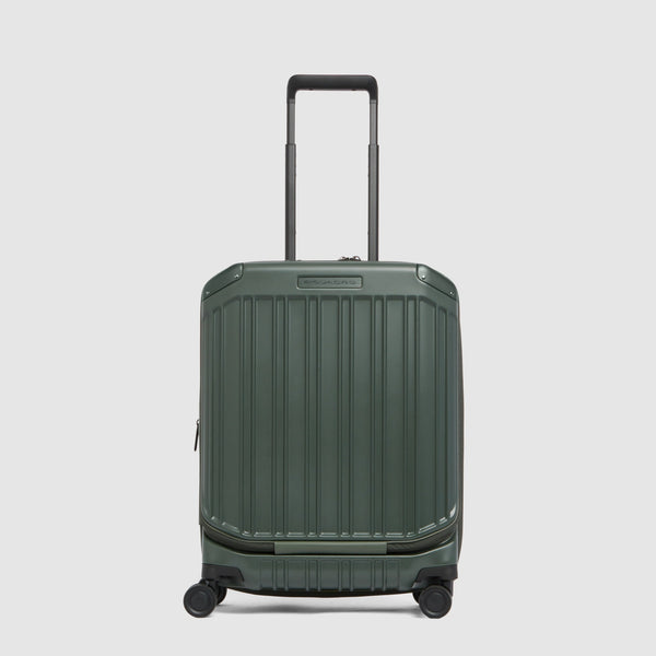 Expandable Hard Cabin Suitcase for 17.3" Laptop - Matt green