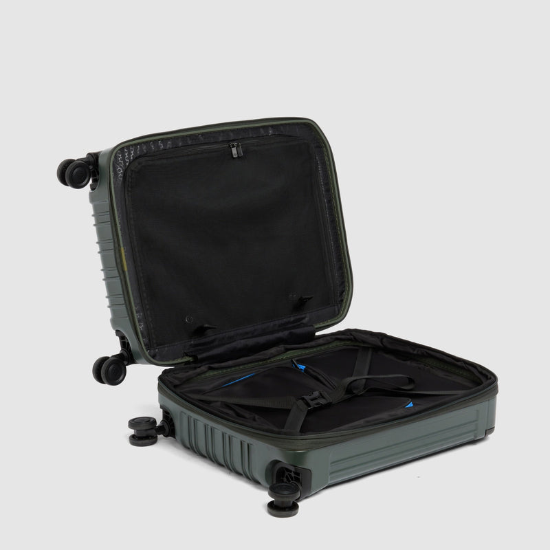 Expandable Hard Cabin Suitcase for 17.3" Laptop - Matt green - photo 4