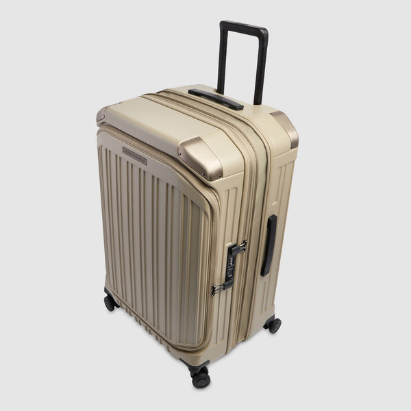 Expandable Hardside Spinner Suitcase with TSA Lock - Matt beige - photo 7