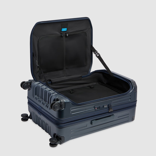 Expandable Hardside Spinner Suitcase with TSA Lock - Matt blue - photo 4