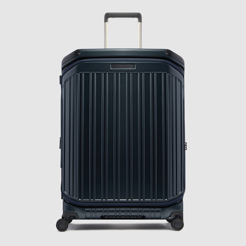 Grande valise à 4 roues extensible - Bleu mat