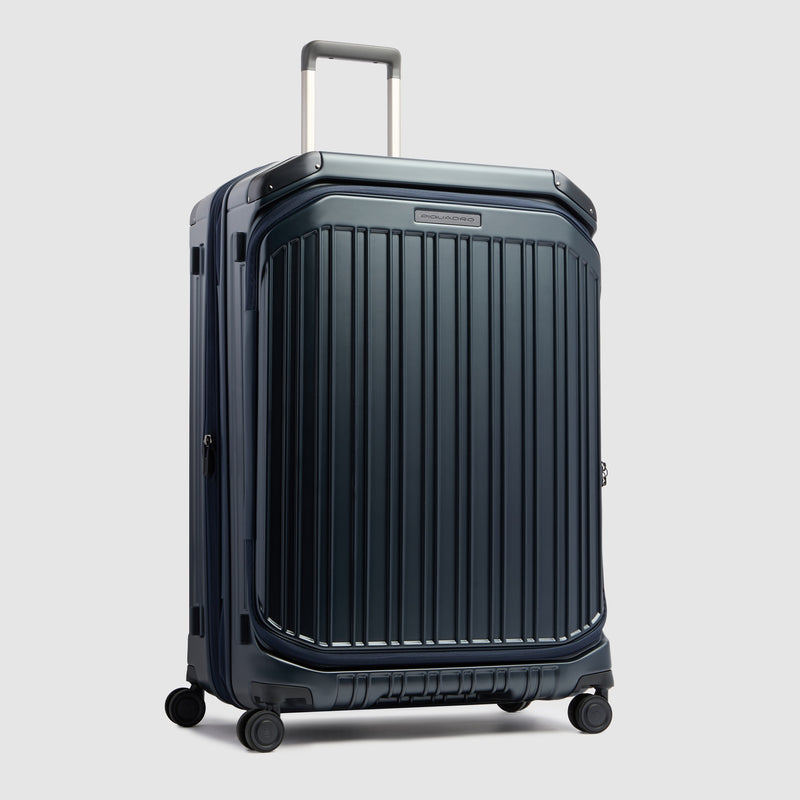 Grande valise à 4 roues extensible - Bleu mat - photo 2