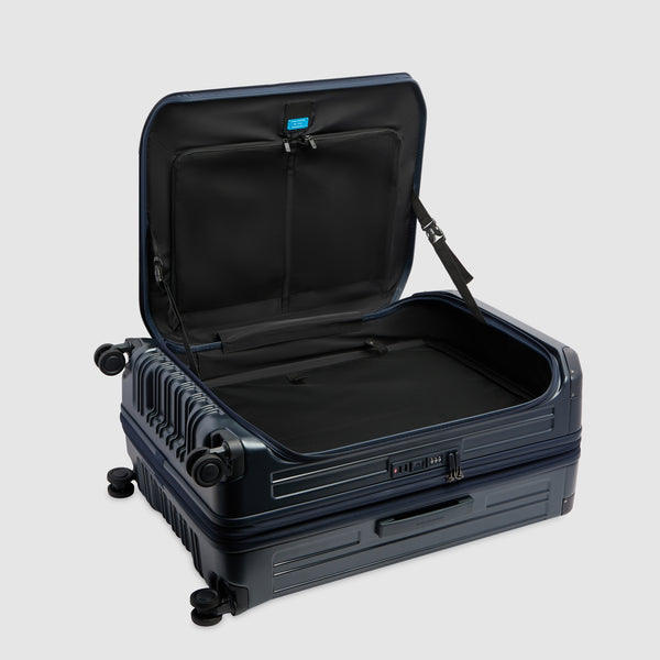 Grande valise à 4 roues extensible - Bleu mat - photo 4