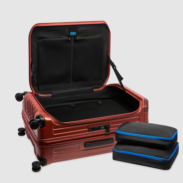 Large Expandable Hardshell Suitcase with Dual Access - Matt leather brown - photo 11
