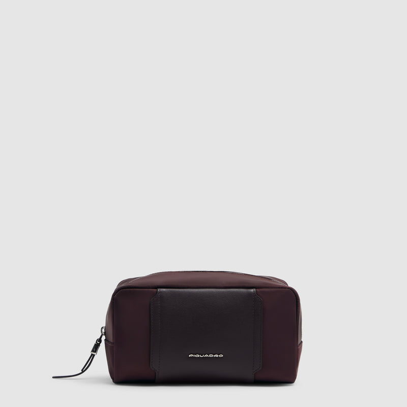 Beauty case piccolo in tessuto riciclato