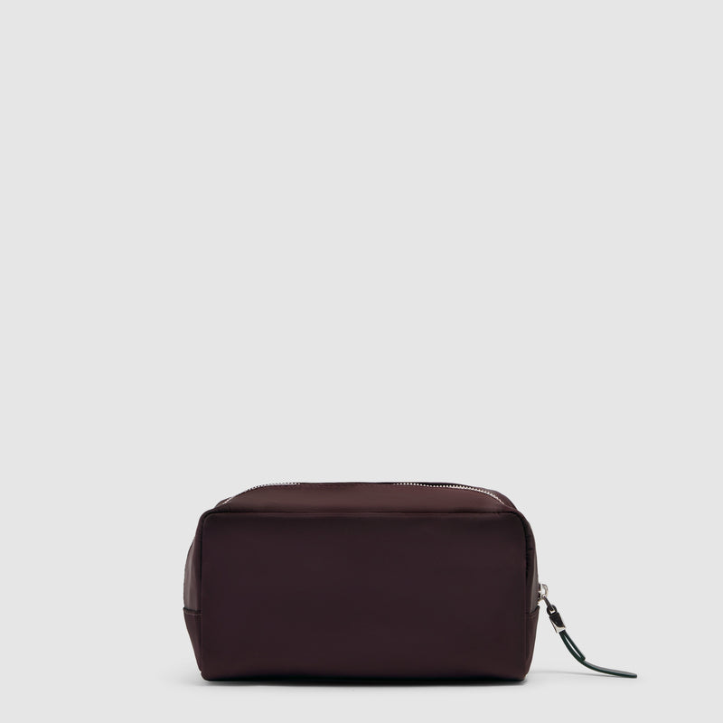Beauty case piccolo in tessuto riciclato