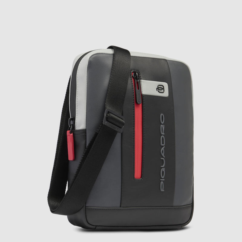 Men's Leather Crossbody Bag with iPad® Compartment