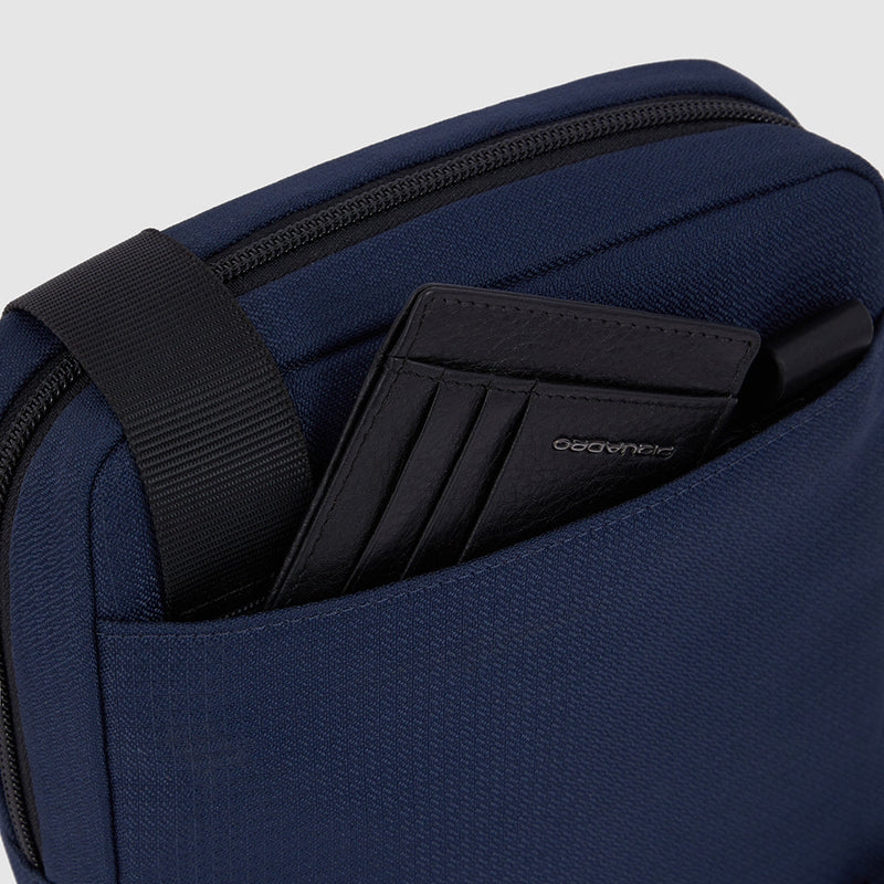 Men's Crossbody Bag for iPad® 11" with RFID Protection - Blue - photo 6